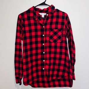 Old Navy buffalo plaid flannel
